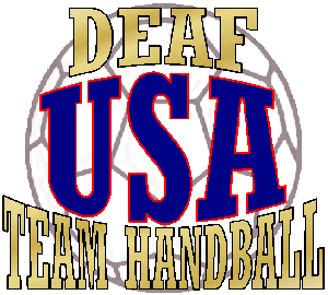 USA Deaf Team Handball Logo